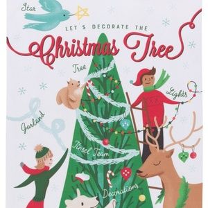 NOW DESIGNS Set of 2 Tea Towels Christmas Tree NWT